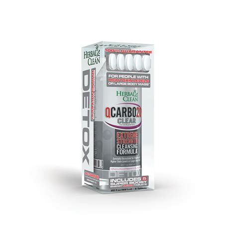 Herbal Clean QCarbo 20oz Same-Day Detox Drink - A&I Family Wholesale