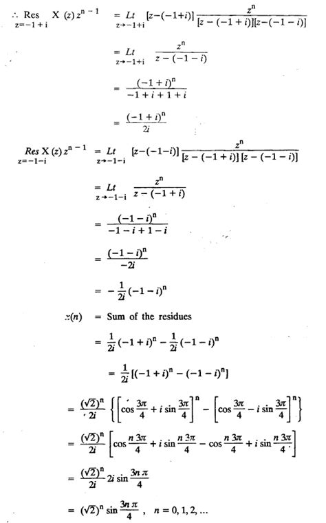 Inverse z-transform - Definition, Solved Example Problems