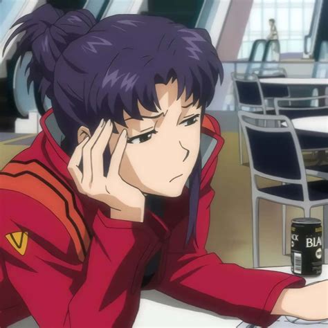 Download Misato Katsuragi striking a pose Wallpaper | Wallpapers.com
