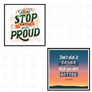 STICK THE VIBE, Motivational Quotation Poster for Office, Rooms ...