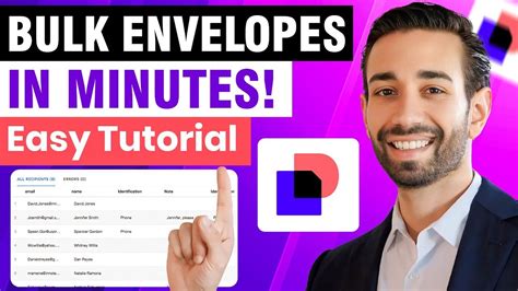 Image result for DocuSign Bulk Send Tutorial