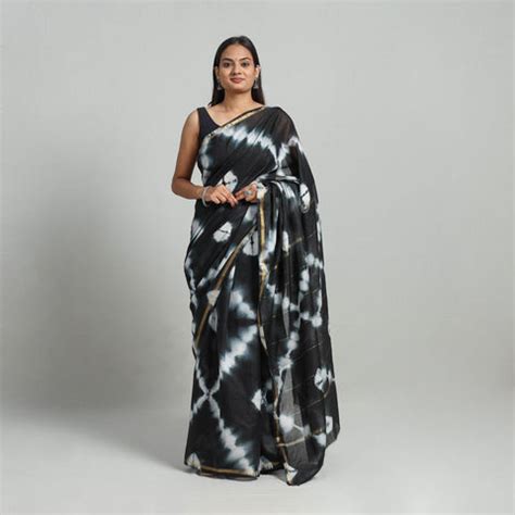 Shibori Sarees - Buy Shibori Print Tie and Dye Sarees Online | iTokri