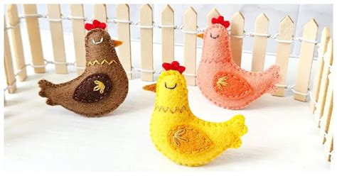 Image result for Felt Chicken Pattern-Free