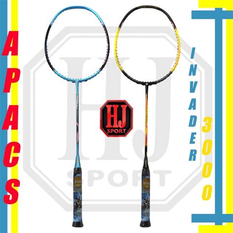 Raket Original Badminton Apacs Invader 3000 Bonus Komplit | Lazada ...