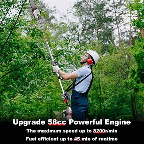 COOCHEER Gas Powered Pole Saw, 16-FT Reach 58CC India | Ubuy