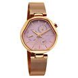 Buy Online Fastrack Tick Tock Quartz Multifunction Pink Dial Stainless ...