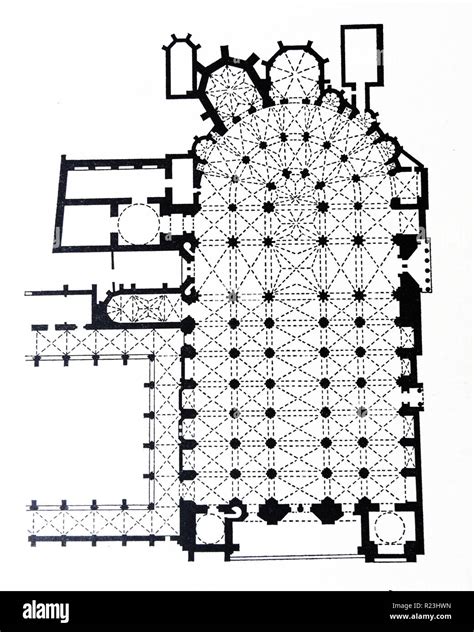 Gothic Cathedral Floor Plan