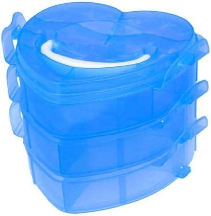 HOMIES INTERNATIONAL, 3 layers, 18 Grids, transparent plastic Jewellery ...