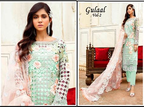 Gulaal Vol2 Green Salwar Kameez For Single By Gulal - ashdesigners.in