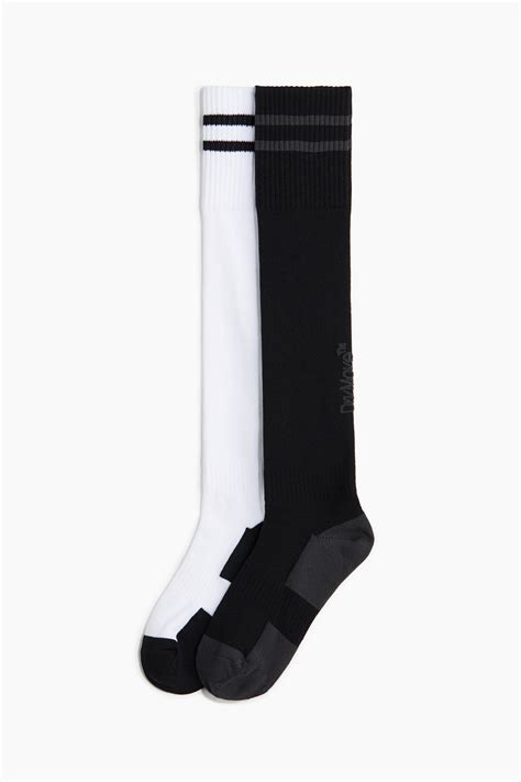 2-pack football socks with DryMove™ - Black/White - Kids | H&M IN