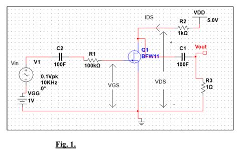 Image result for Common Source JFET Amplifier Self-Biasing Lab