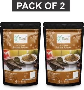 yumi mehandi 100% Pure Natural & Organic 2 Shikakai Powder For Shiny ...