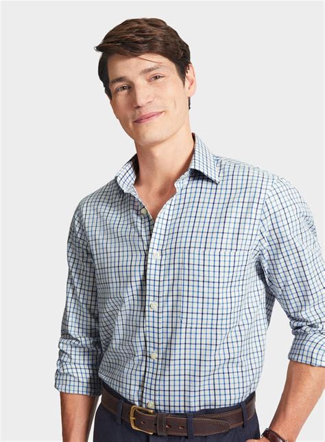 Men’s Blue Shirts – Plain, Striped & Check Cotton Shirts