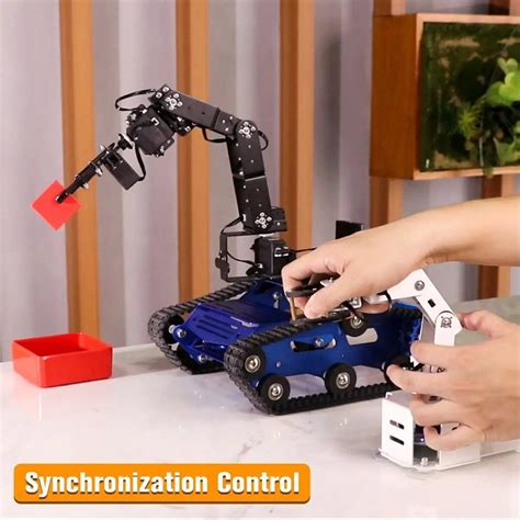 Intelligent Tankbot Track Robot Car with Robotic Arm India | Ubuy