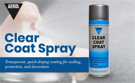 Aerol Clear Coat Spray, Grade 3090 (300g/418ml) - Quick Drying ...