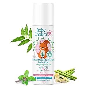 BabyChakra Mosquito Repellent Spray for Babies & Kids Up To 8 Hours ...