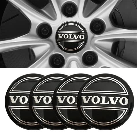 4pcs Wheel Center Caps Sticker For Volvo S90 S60 Xc60 | Desertcart INDIA