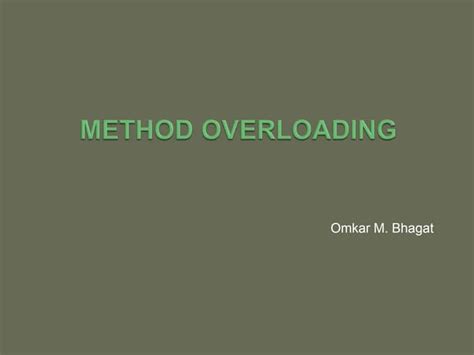 Image result for Wahatis Overloading Java