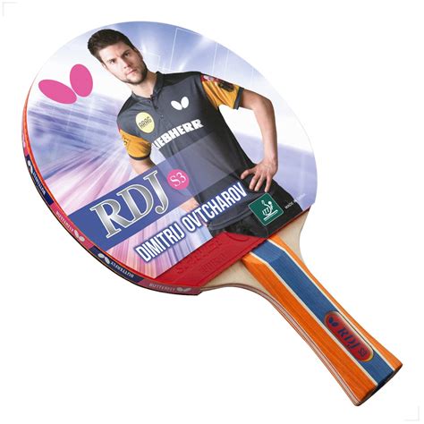 Butterfly RDJ S3 Shakehand Pre-made Racket – World of Table Tennis Store