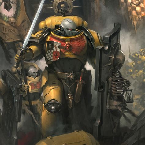ArtStation - Warhammer 40k - Imperial Fists - Bastion Strike Force Cover