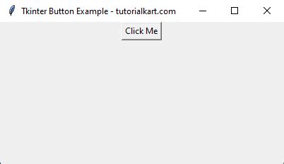 Button in Python Tkinter 的图像结果