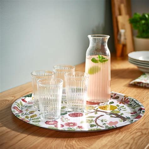 HAVSBRAXEN tray, patterned multicolour, 43 cm (167/8") - IKEA
