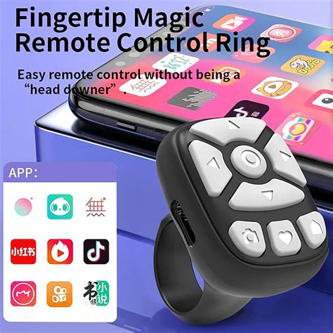 S22 Portable Smart Wireless wireless Ring Remote Control Wireless ...