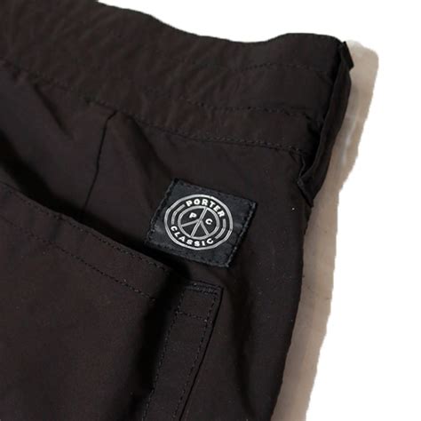 Porter Classic WEATHER WIDE PANTS ポータークラシック ワイド パンツ （BLACK）[PC-026-2135 ...