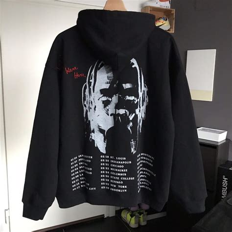 Travis Scott Astroworld Tour Hoodie Black Felpa... - Depop