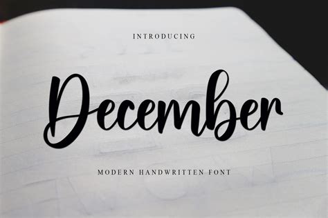 December Font by PiPi Creative · Creative Fabrica