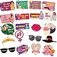 Festiko® 20 Pcs Happy Women's Day Photobooth Props, Womens Day Party ...