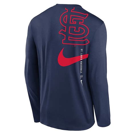 Nike St Louis Cardinals Large Swoosh Back Legend Performance T-Shirt ...