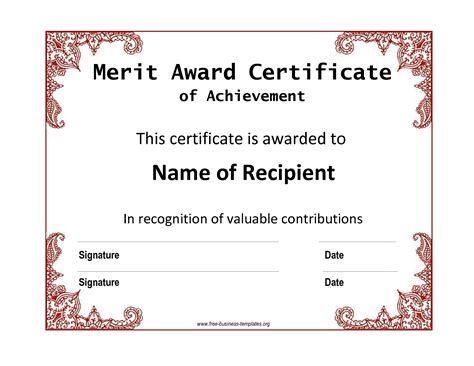 Certificate of Merit Piano | Certificate Of