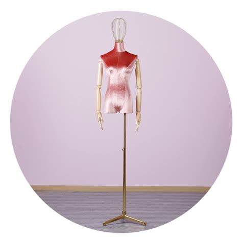 Haipeng Female Mannequin Torso Body Clothing Store Model Props Metal ...