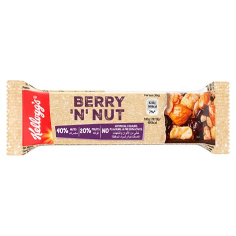 Kellogg's Berry N' Nut Cereal Bar 30 g Online at Best Price | Lulu Kuwait