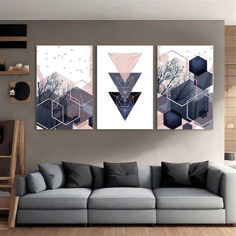 3 Pieces - Minimalist Canvas Wall Art Painting Prints & Artwork on ...