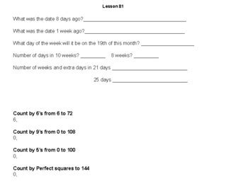 Image result for Saxon Math Lesson 85