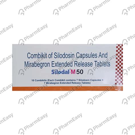 Silodal M 50 Capsule & Tablet Combikit: Uses, Side-effects, Price ...