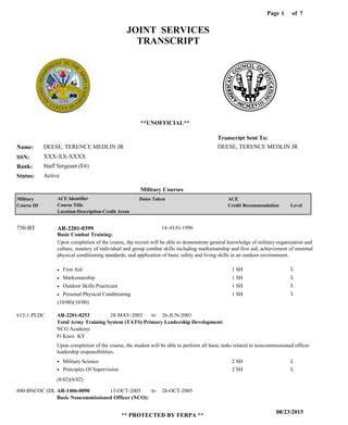 Image result for Soldier Transcript