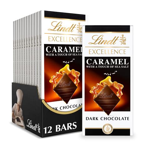 Lindt Excellence Caramel Sea Salt Dark Chocolate Bar Dark Chocolate ...