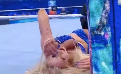 WWE's Charlotte Flair suffers 'nip slip' during Wrestlemania - Daily Star