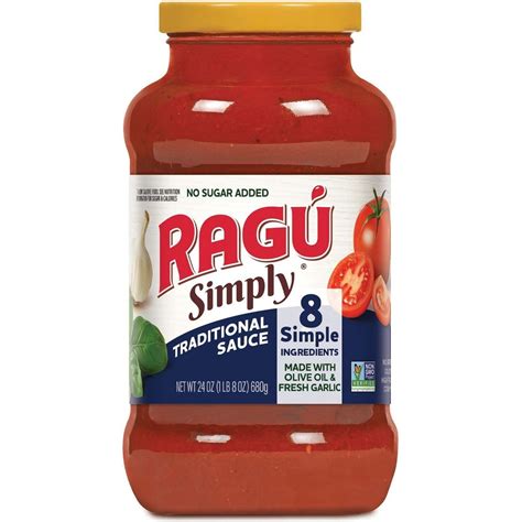 Spaghetti Sauce Ragu Nutrition at Rosie Halsey blog