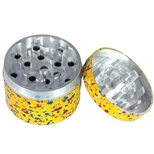 Buy H.K. International 50 mm Marble Yellow Herb Crusher Hand Muller ...