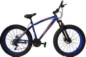 BRAVEHEART Elite 4.0 Fat Bike Dual Disk Brake Shocker 21 Speed Gear 26 ...