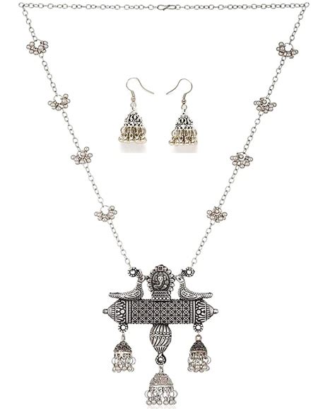 Shining Diva Fashion Latest Stylish Design Fancy Oxidised Silver ...