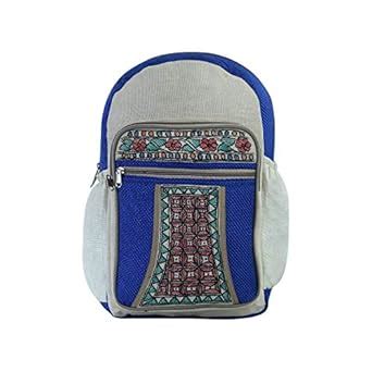 Buy iMithila Madhubani Organic Hemp Jute Cotton 32 Litre Backpack ...