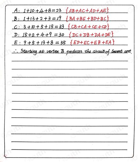 Apply the Repeated Nearest Neighbor Algorithm to the Graph Above 的图像结果