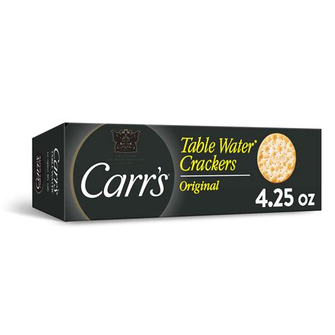 Are Water Crackers Low Fiber at Jerry Estrada blog