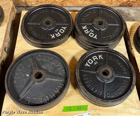 (12) 45 pound steel weights in Hutchinson, KS | Item MA9714 sold ...