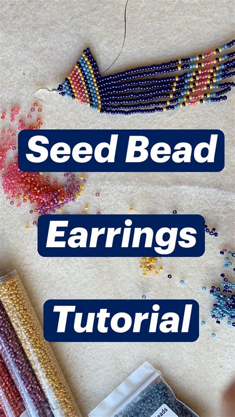 Image result for Seed Bead Earring Projects Tutorial